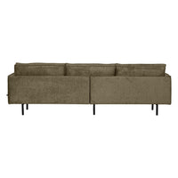 "Rodeo" 3 Vietų Sofa, stambiai austas aksomas, žalsva spalva - Namų Idėja