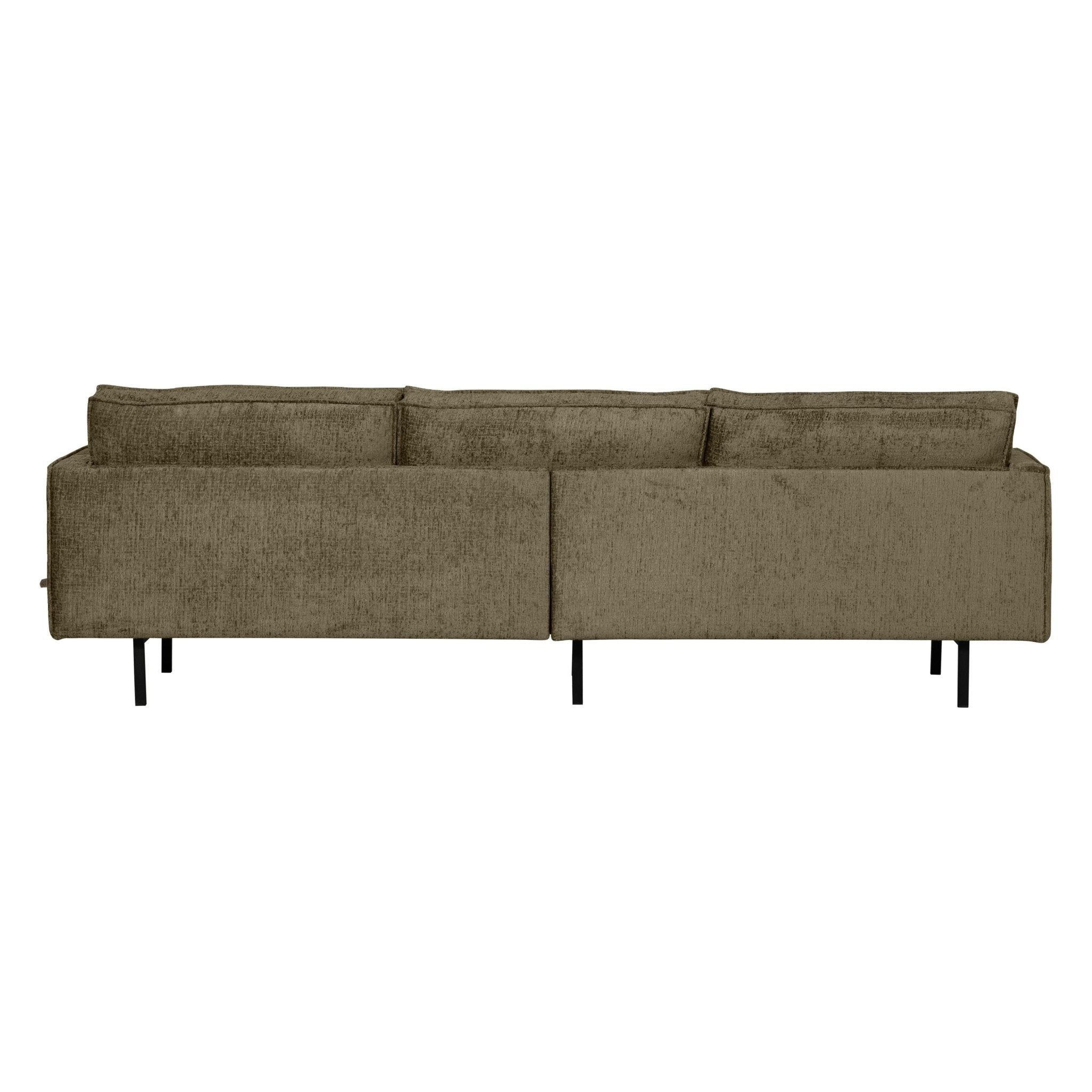 "Rodeo" 3 Vietų Sofa, stambiai austas aksomas, žalsva spalva - Namų Idėja