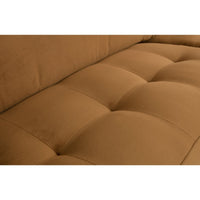 "Rodeo" sofa 2,5 - vietų, aksomas, Medaus Spalva - Namų Idėja