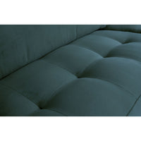 "Rodeo" sofa 2,5 - vietų, aksomas, Šviesi Mėlyna Spalva - Namų Idėja