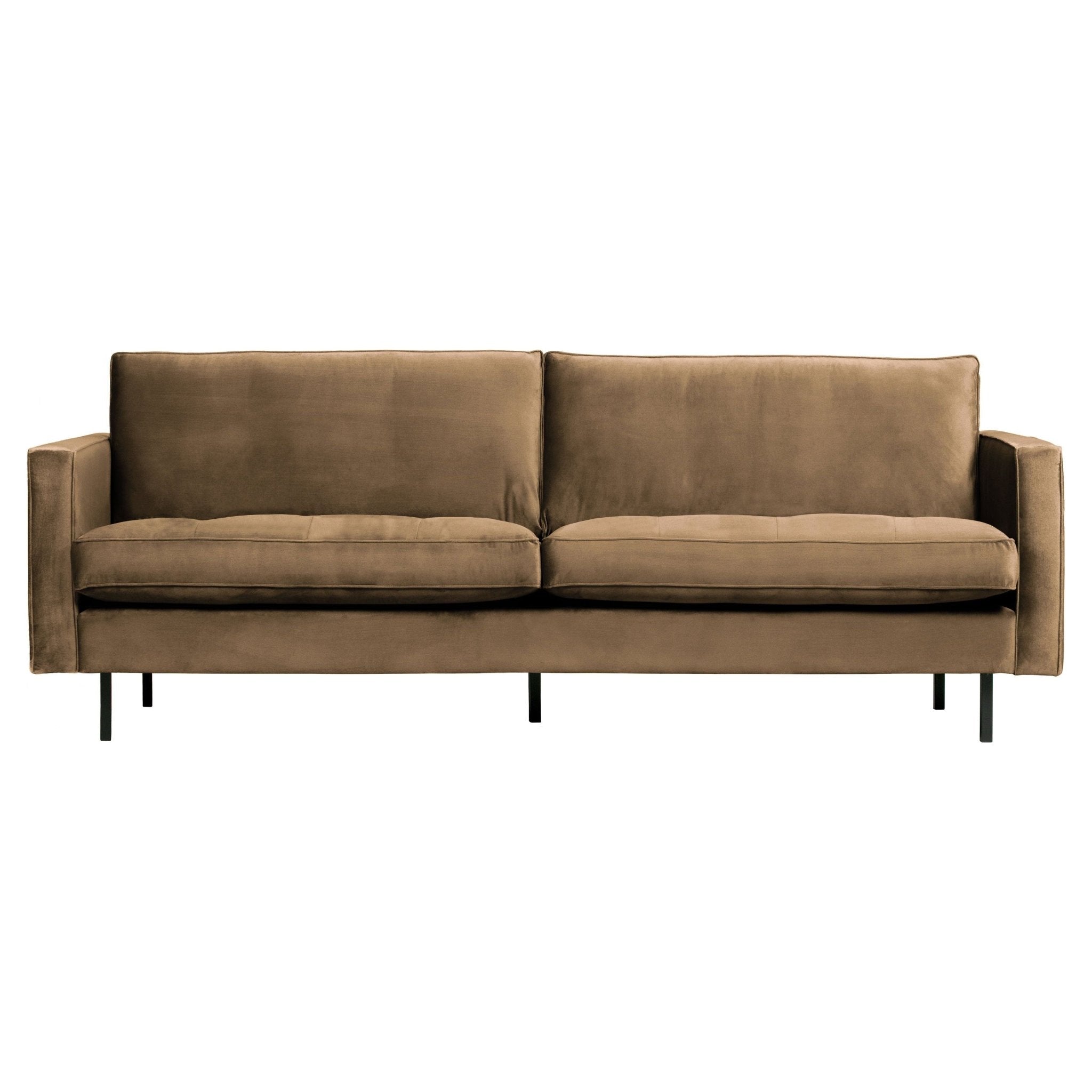 "Rodeo" sofa 2,5 - vietų, aksomas, Taupe Spalva - Namų Idėja
