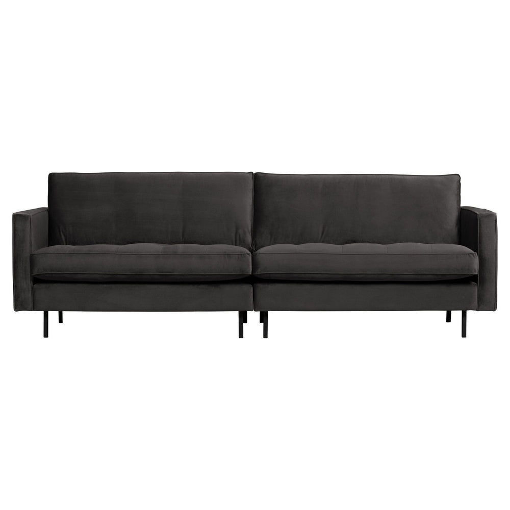"Rodeo" sofa 3 - jų vietų, klasikinė, Aksomas, Antracito Spalva - Namų Idėja