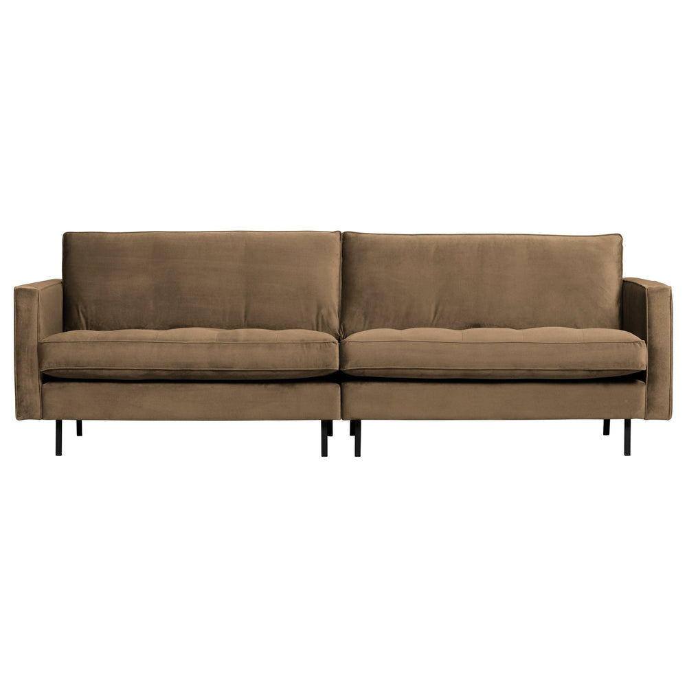 "Rodeo" sofa 3 - jų vietų, klasikinė, Aksomas, Taupe Spalva - Namų Idėja
