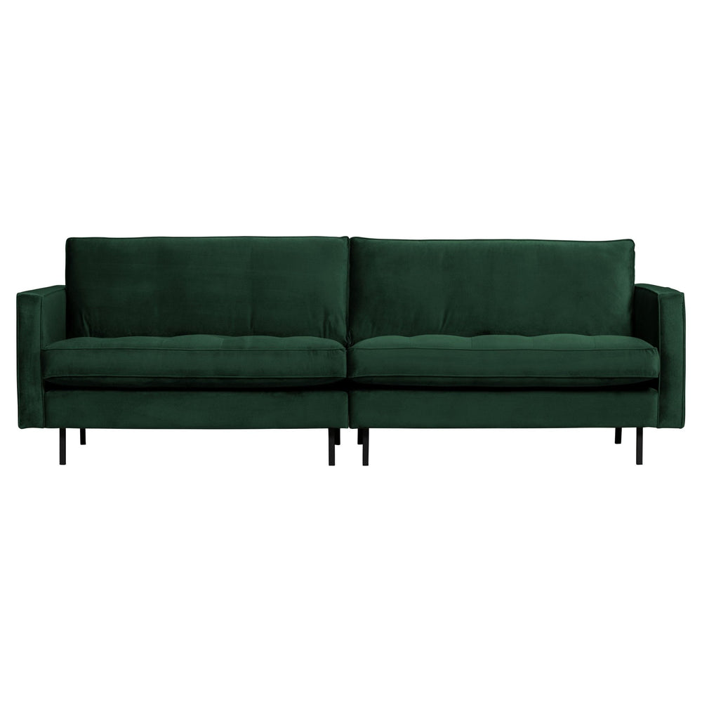 "Rodeo" sofa 3 - jų vietų, klasikinė, Aksomas, Žalia Spalva - Namų Idėja