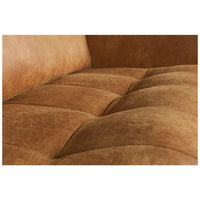 "Rodeo" sofa 3 - jų vietų, klasikinė, Perdirbta Oda, Konjako Spalva - Namų Idėja