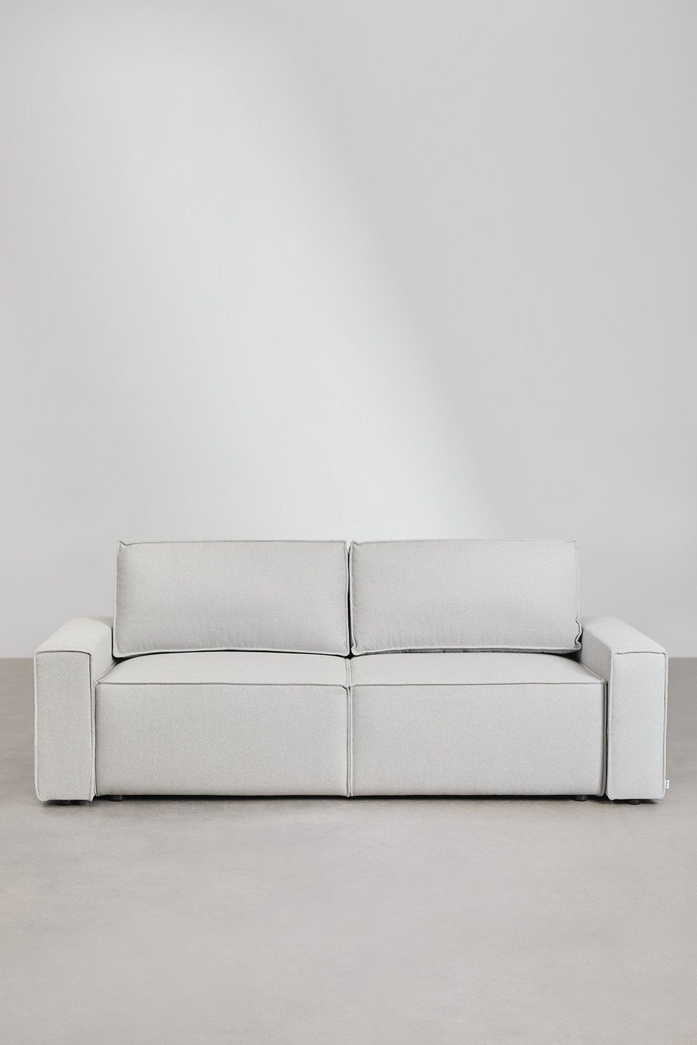 Trivietė sofa TAMLO su miegama funkcija, šviesiai pilka
