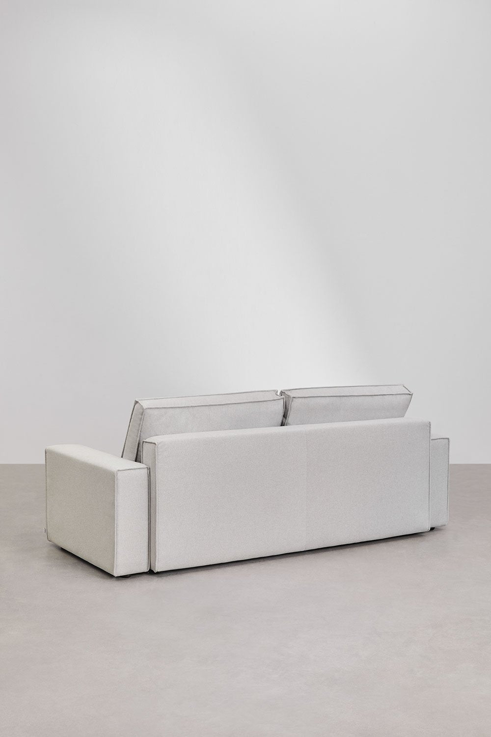 Trivietė sofa TAMLO su miegama funkcija, šviesiai pilka