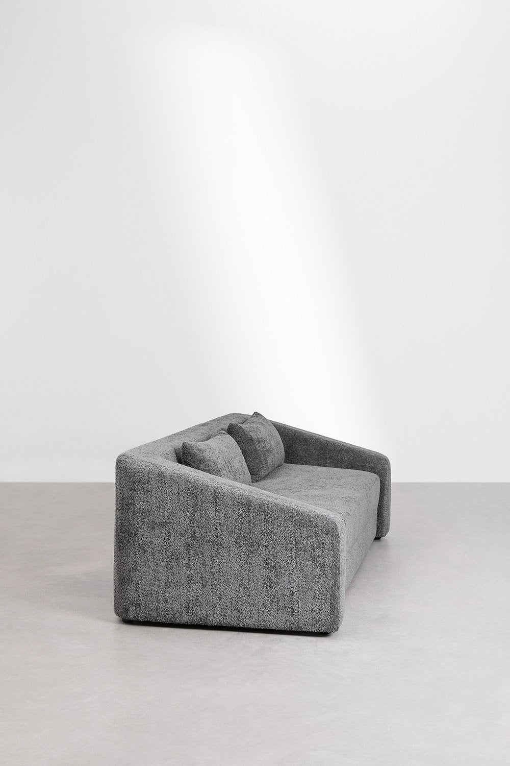 Trivietė sofa DALILA su miegama funkcija, antracito spalva