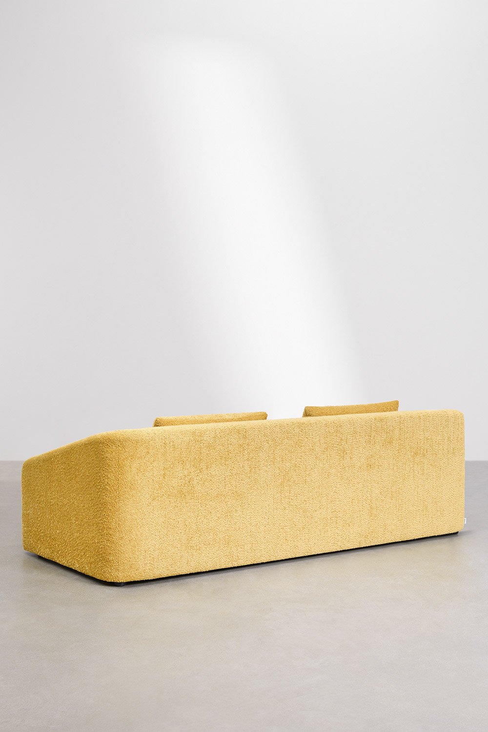 Trivietė sofa DALILA su miegama funkcija, geltona spalva