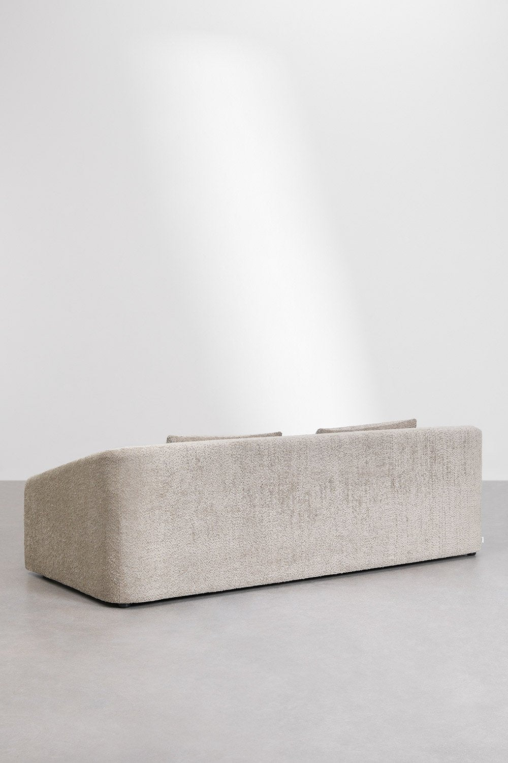 Trivietė sofa DALILA su miegama funkcija, ruda spalva