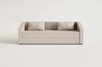 Modulinė sofa KOKONA su dešiniuoju gultu – kampo detalė