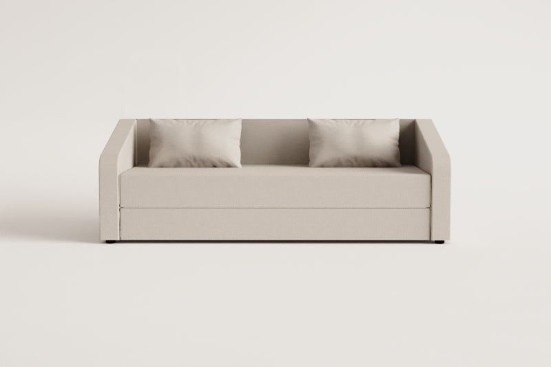 Modulinė sofa KOKONA su dešiniuoju gultu – kampo detalė
