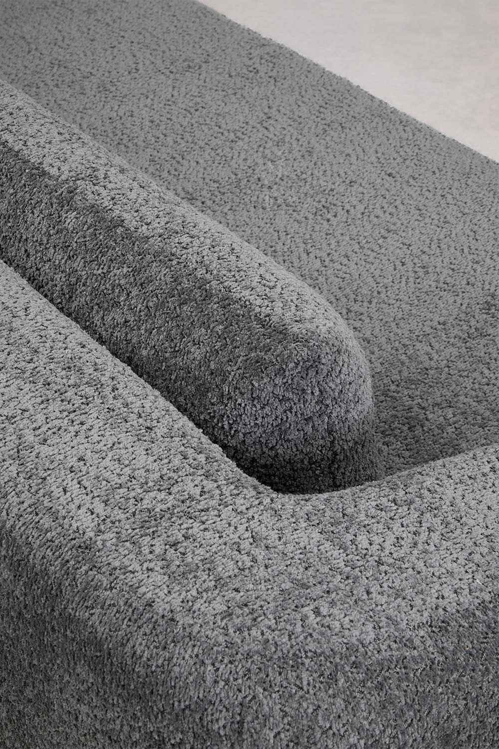 Trivietė sofa DALILA su miegama funkcija, antracito spalva