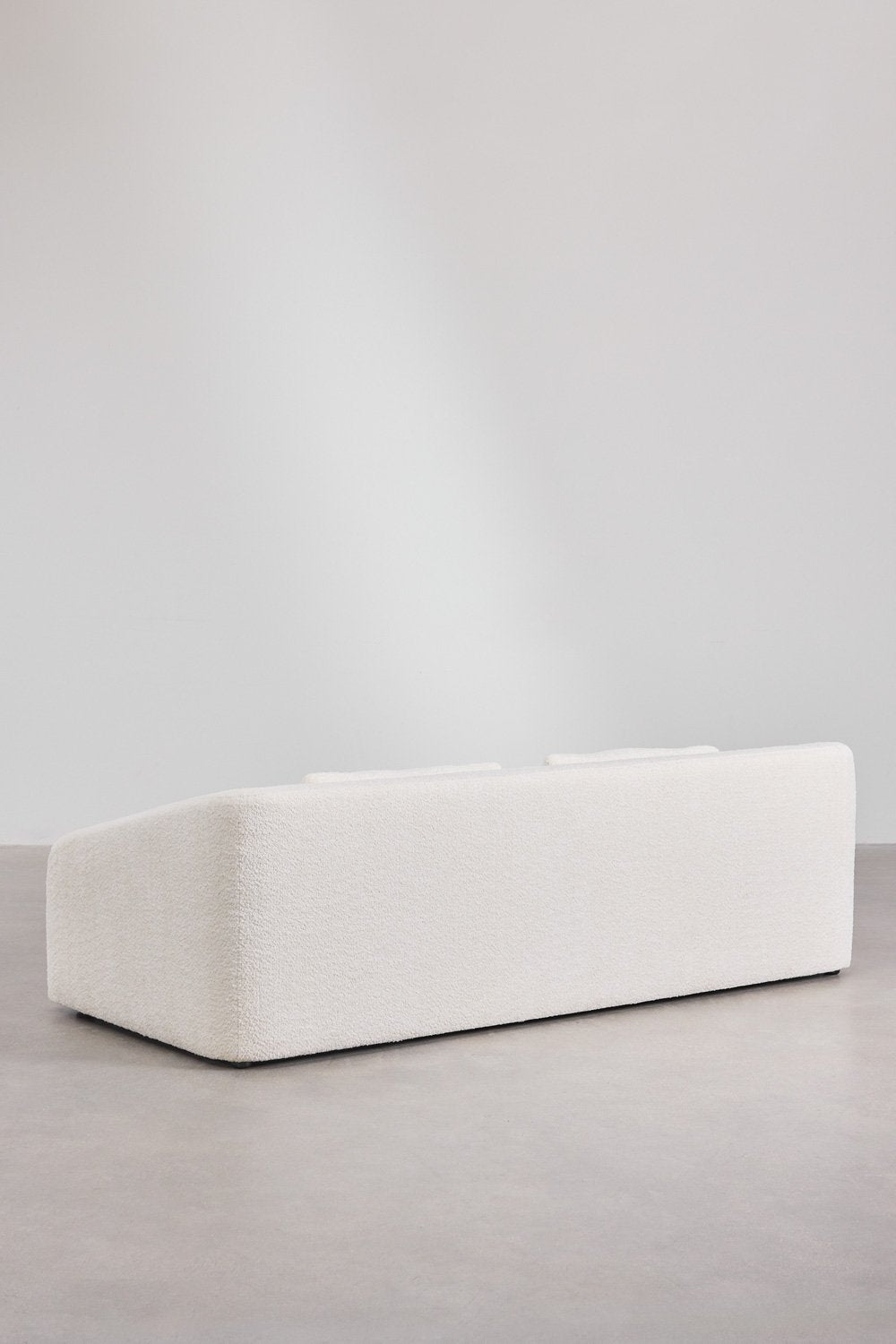 Trivietė sofa DALILA su miegama funkcija, balta spalva