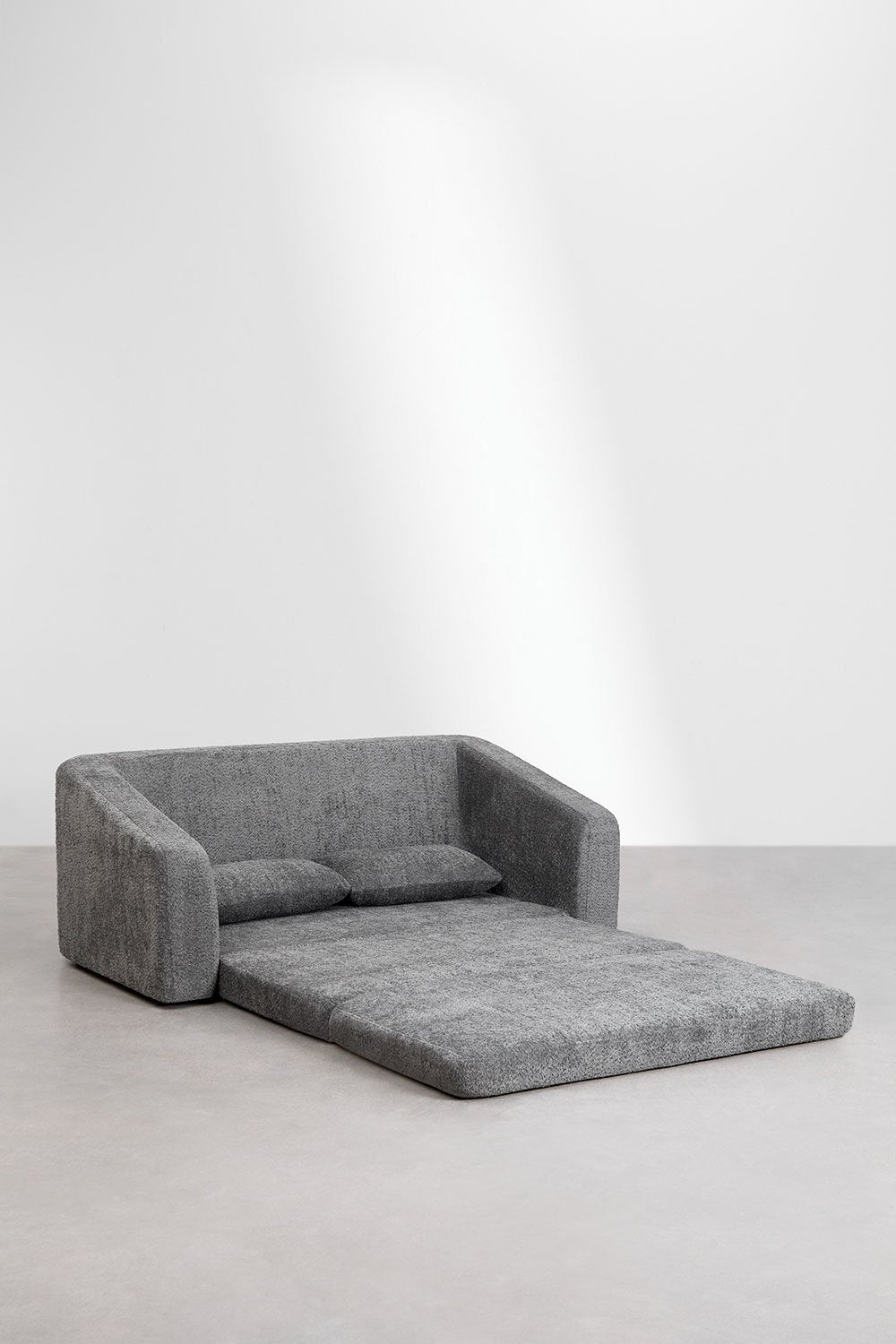 Dvievietė sofa DALILA su miegama funkcija, antracito spalva