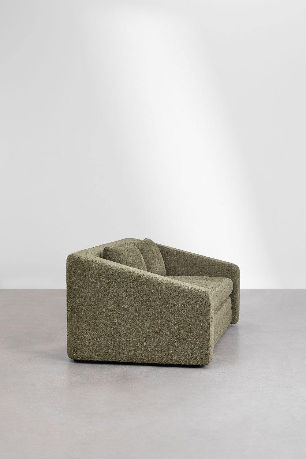 Dvievietė sofa DALILA su miegama funkcija, žalia spalva