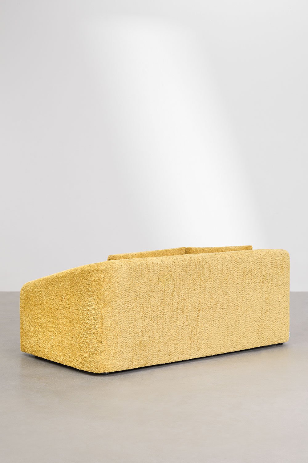 Dvievietė sofa DALILA su miegama funkcija, geltona spalva