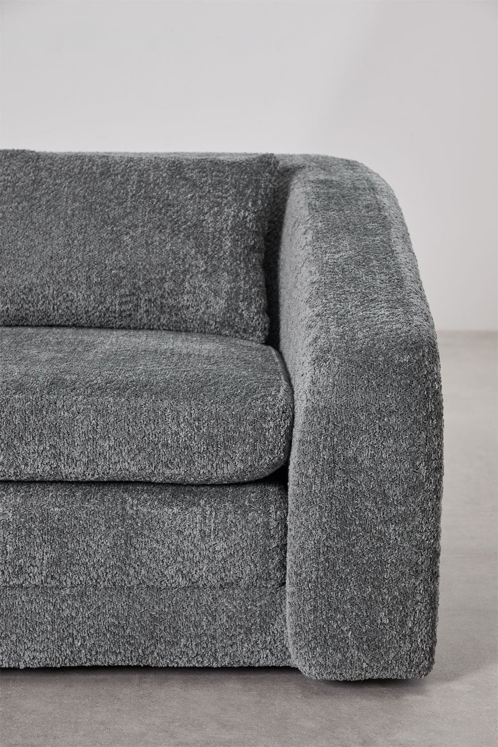 Dvievietė sofa DALILA su miegama funkcija, antracito spalva