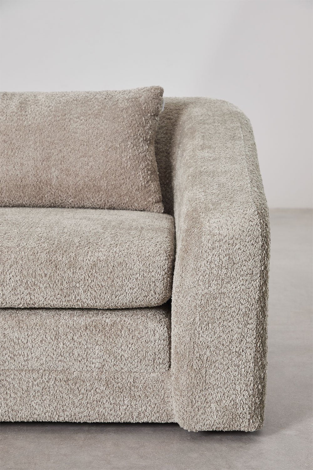 Dvievietė sofa DALILA su miegama funkcija, ruda spalva