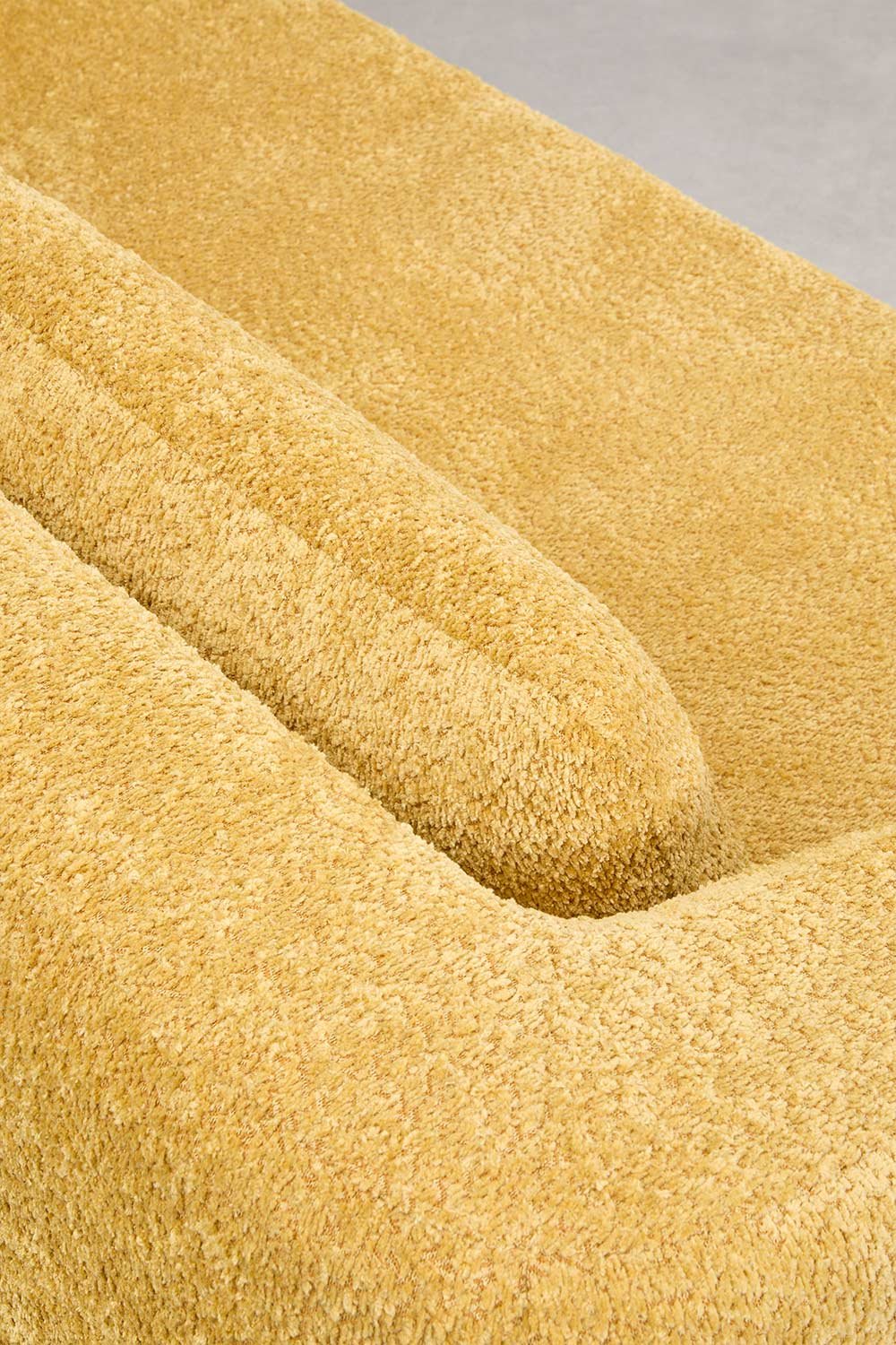 Dvievietė sofa DALILA su miegama funkcija, geltona spalva