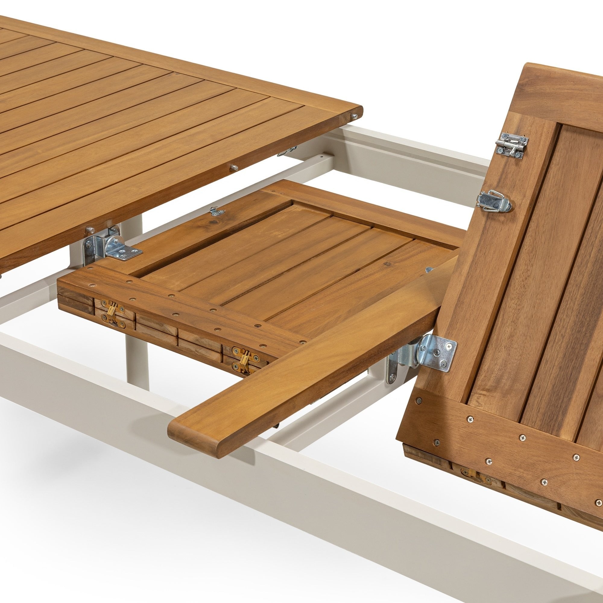 Lauko stalas RIBAUD, akacija FSC, teak, 211-300 cm