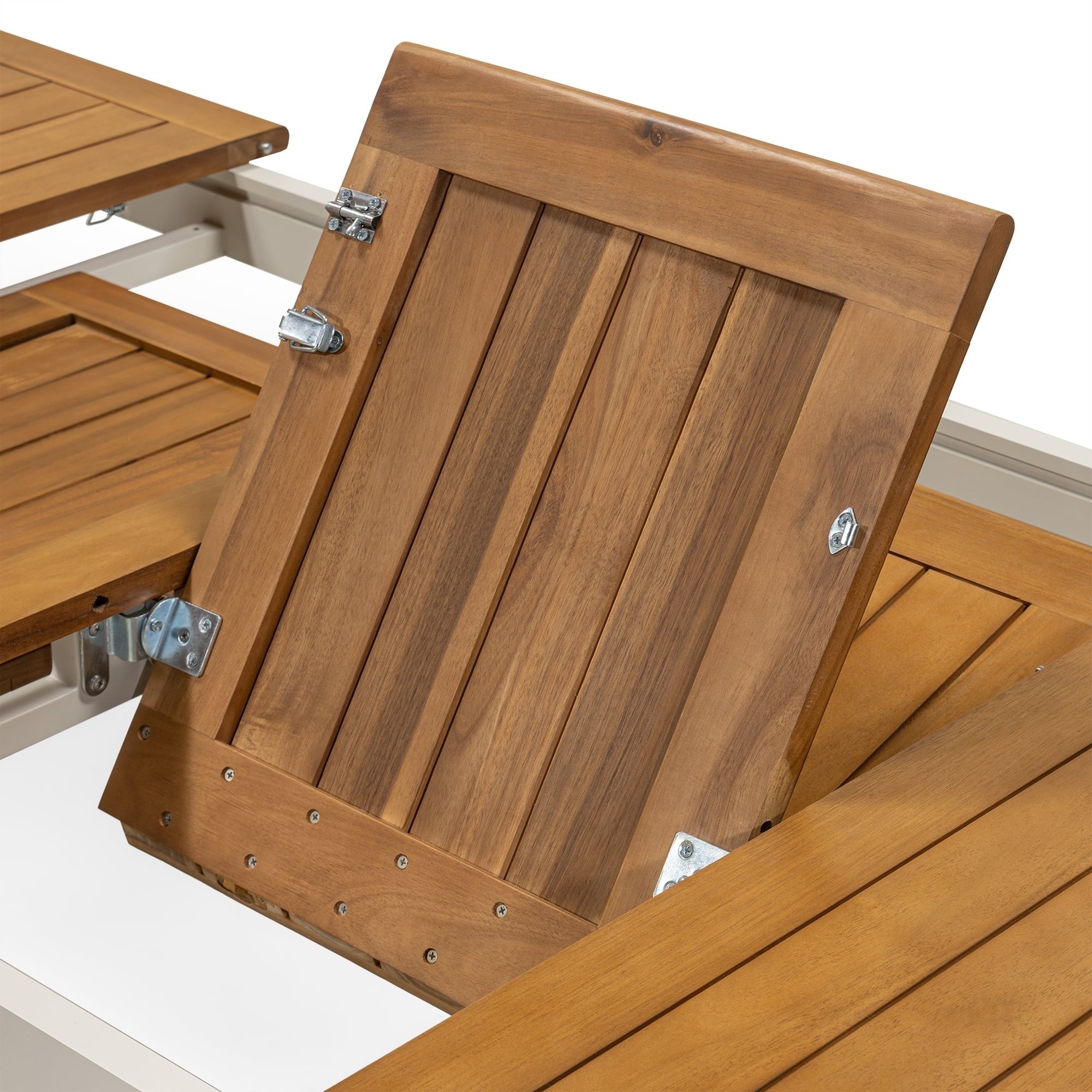 Lauko stalas RIBAUD, akacija FSC, teak, 211-300 cm