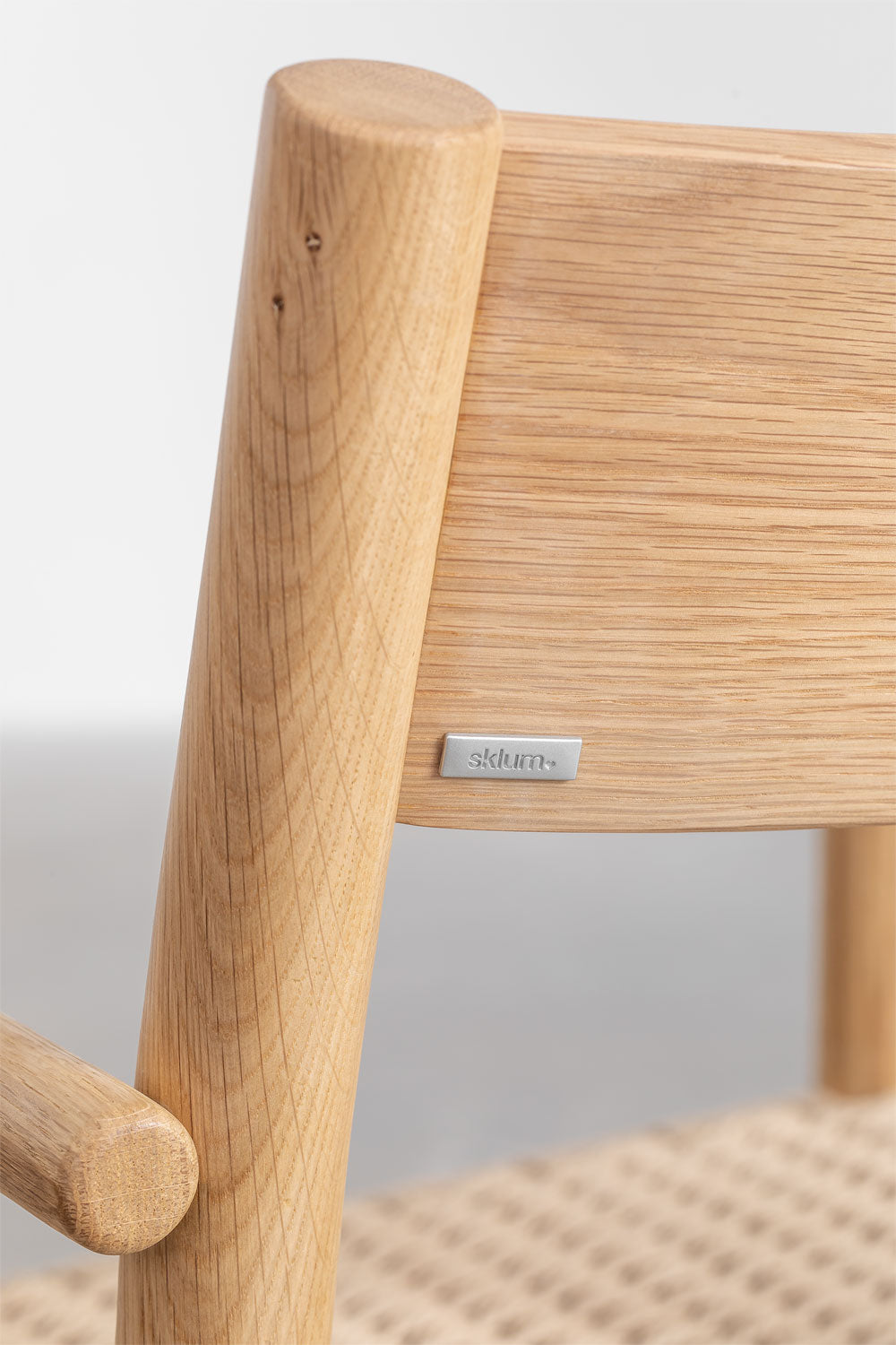 Outdoor chair QUERCO, natural oak