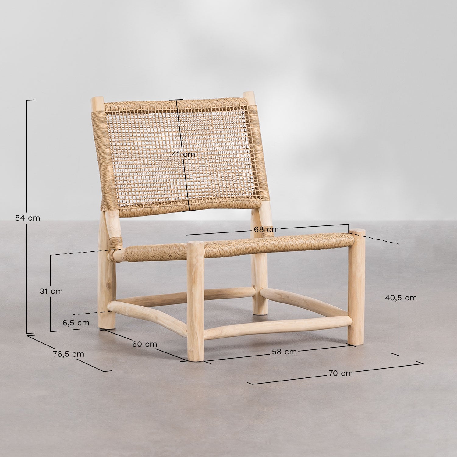 Āra atpūtas krēsls TEAK, tīkkoks