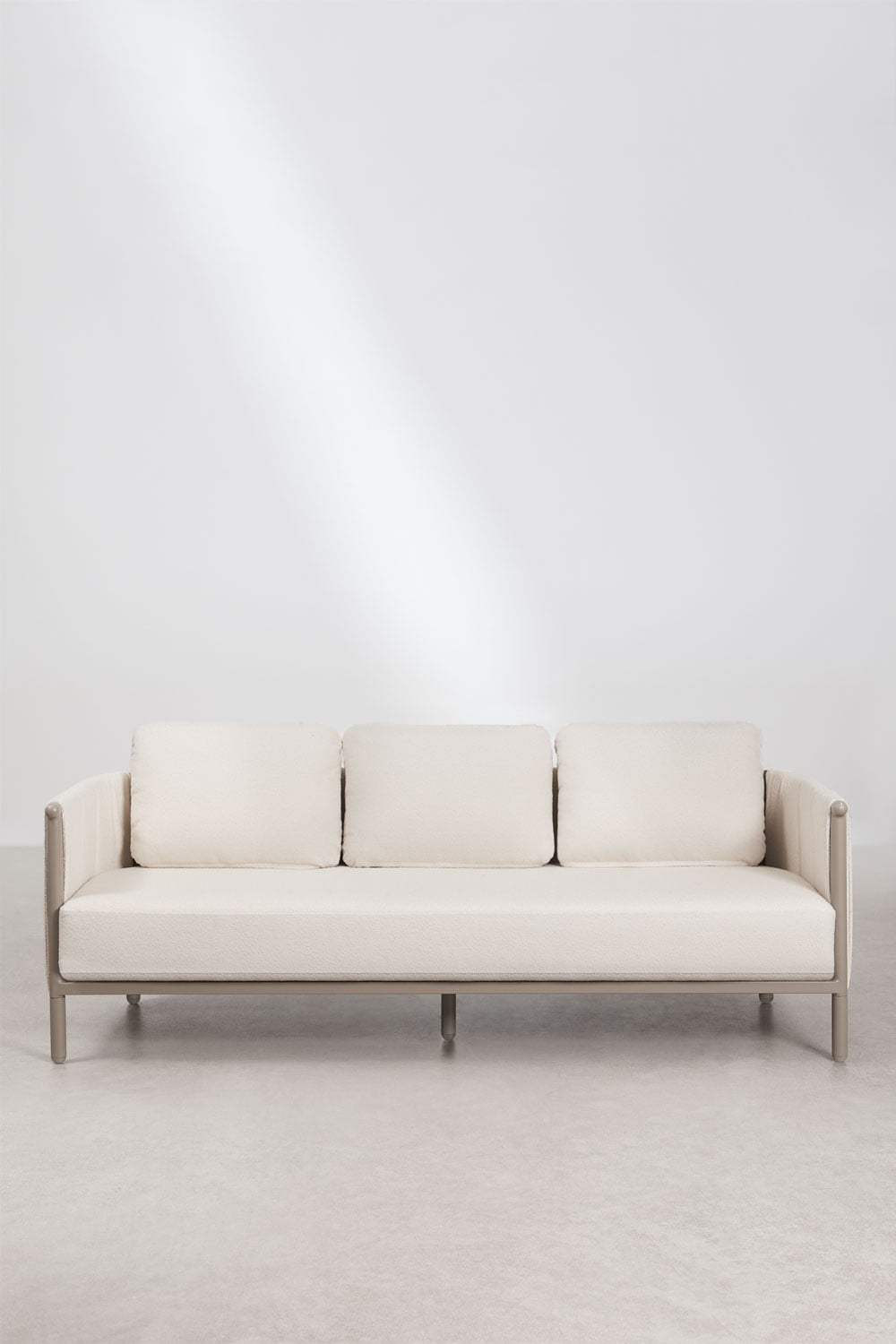 Lauko trivietė sofa DUNA, ruda