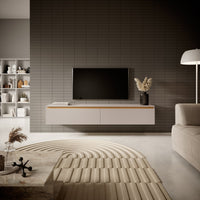 TV staliukas SENEY, pilkas, 175 cm