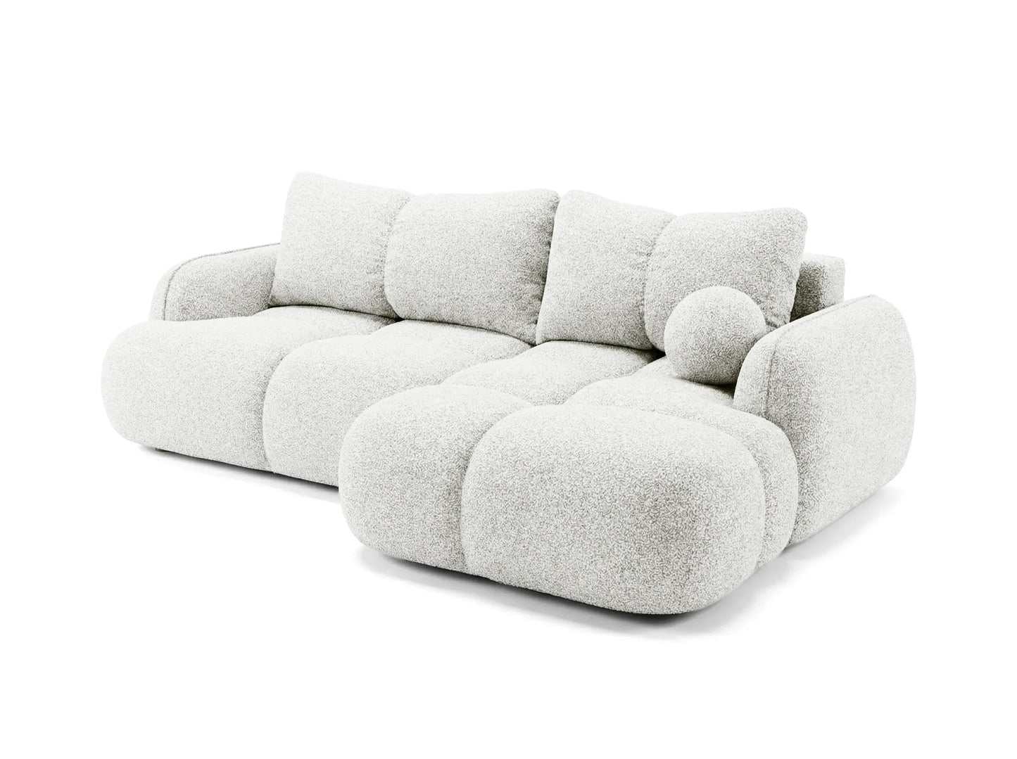 Kampinė sofa SKYLAR su miego funkcija, lininė