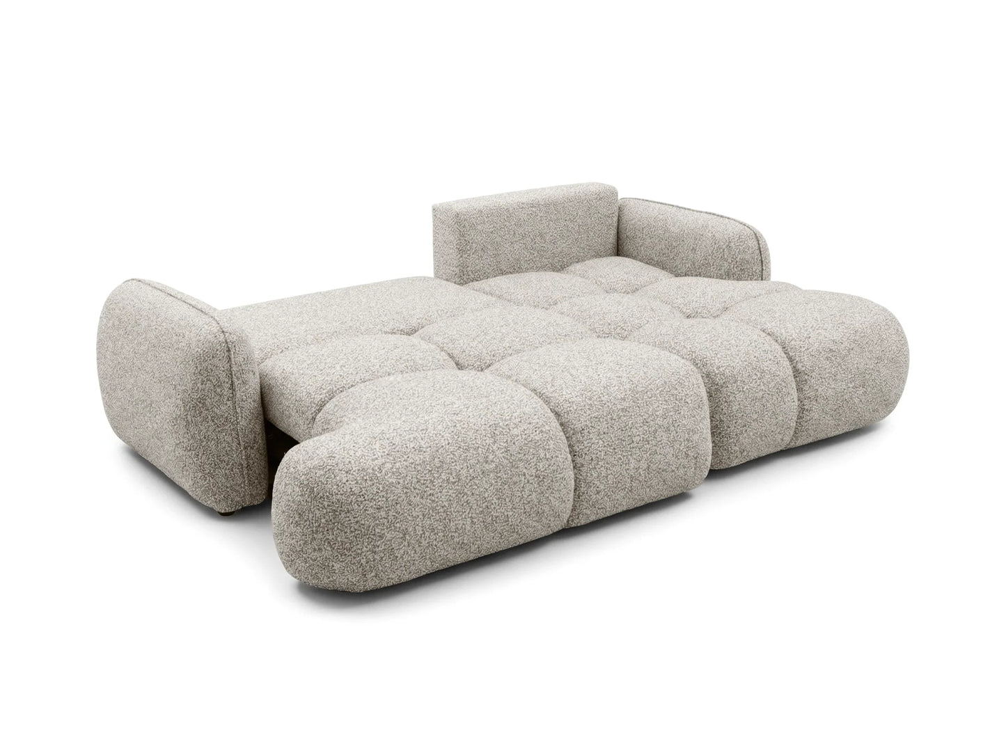 Kampinė sofa SKYLAR su miego funkcija, rusvai pilka