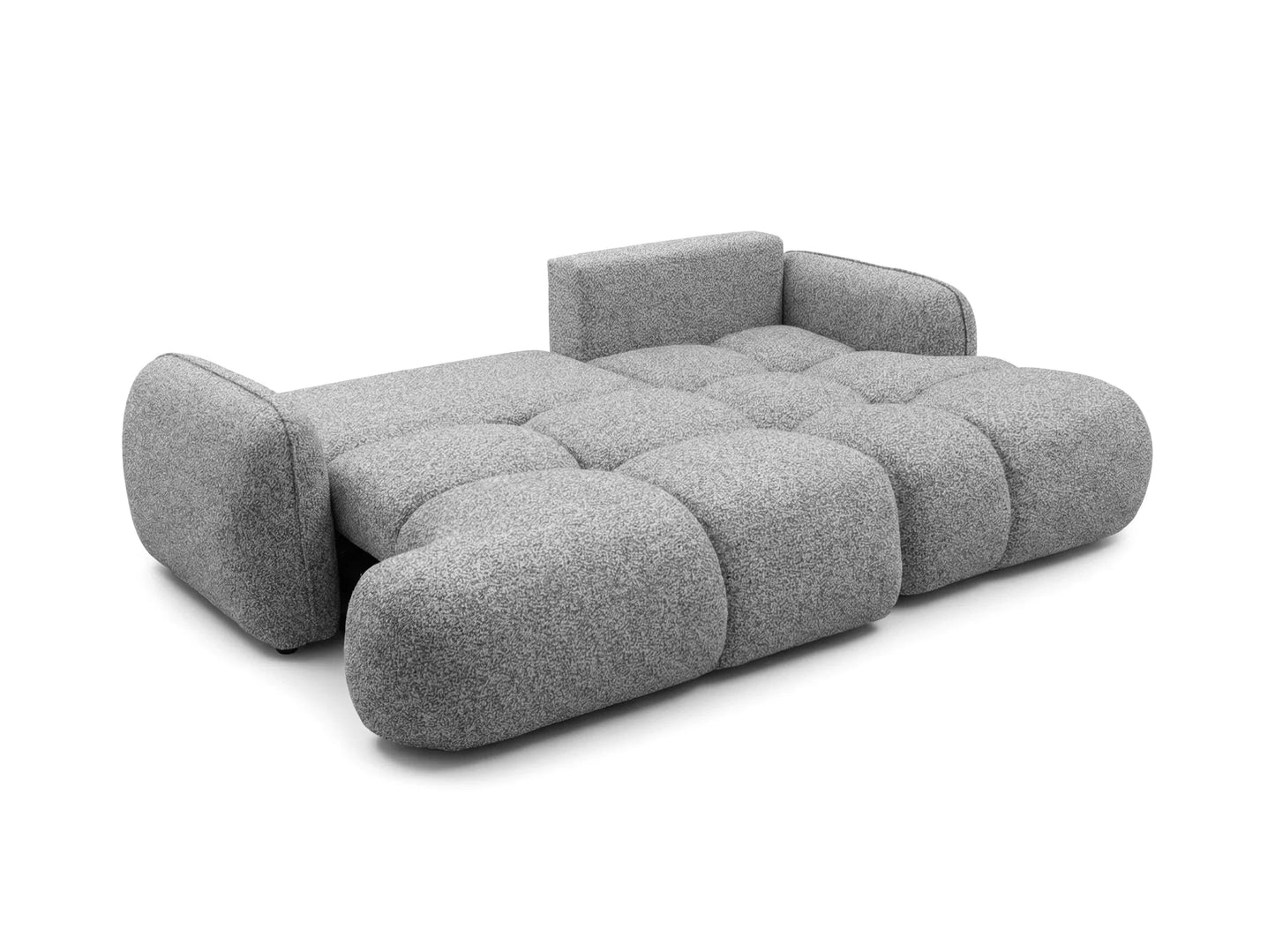 Kampinė sofa SKYLAR su miego funkcija, tamsiai pilka