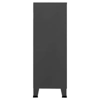 Sandėliavimo spintelė, antracito, 75x40x115cm, metalas - Namų Idėja