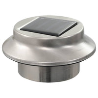 Saul. en. įkr. LED lauko švies., 12vnt., balt. sp., 12cm, apv. - Namų Idėja