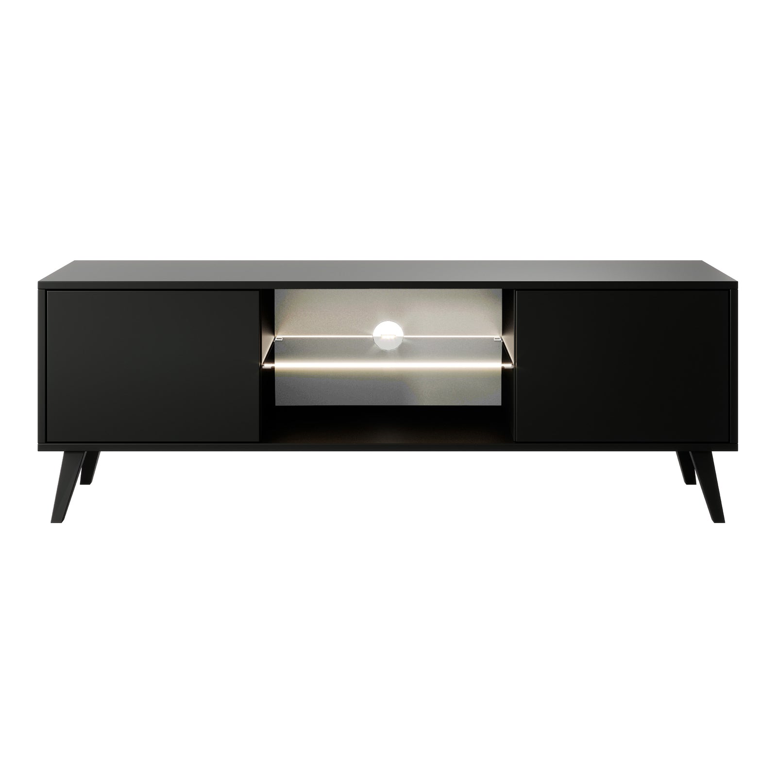 TV staliukas SAVONI, juodas, 140 cm