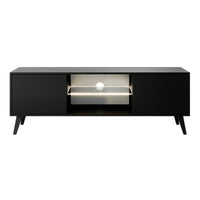 TV staliukas SAVONI, juodas, 140 cm