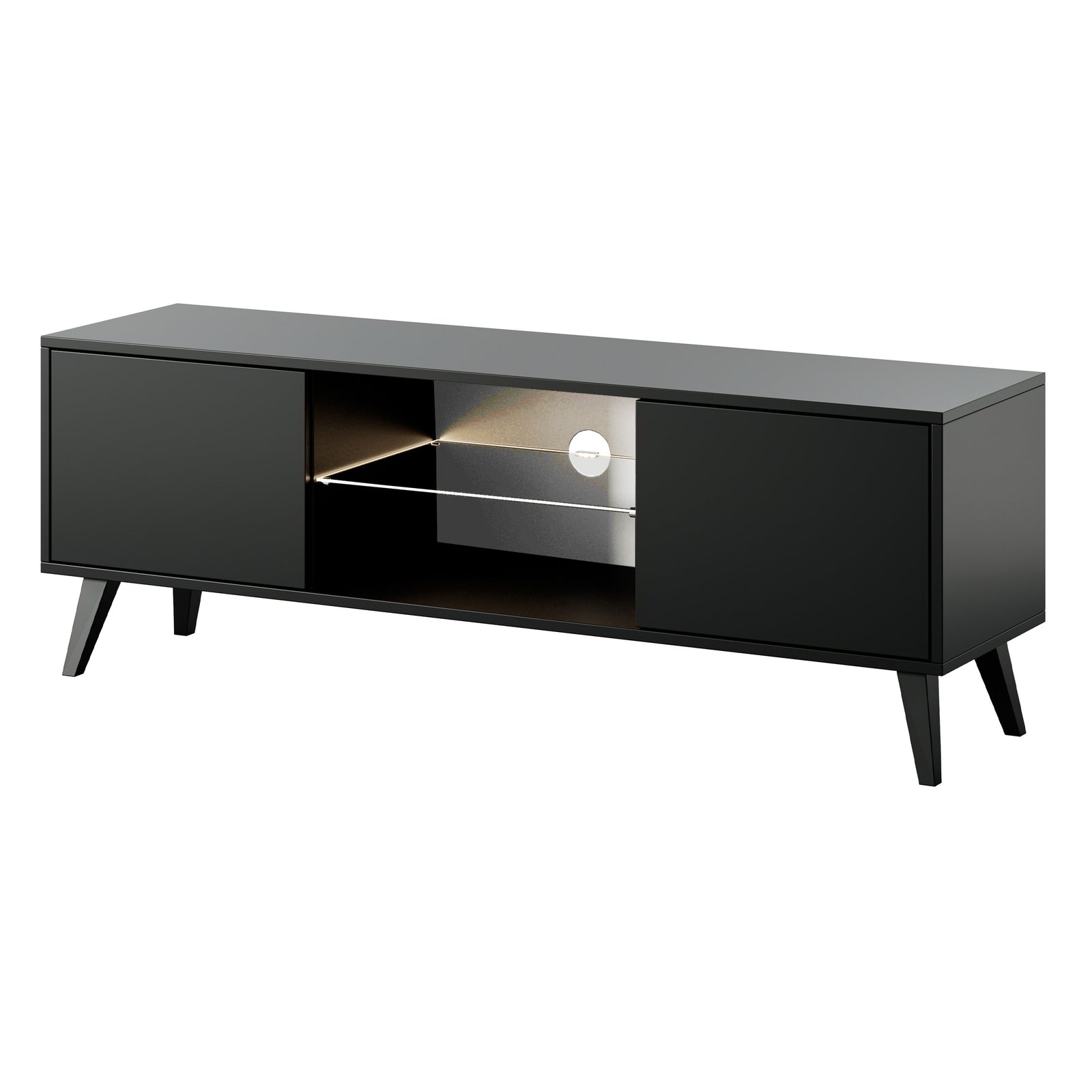 TV staliukas SAVONI, juodas, 140 cm