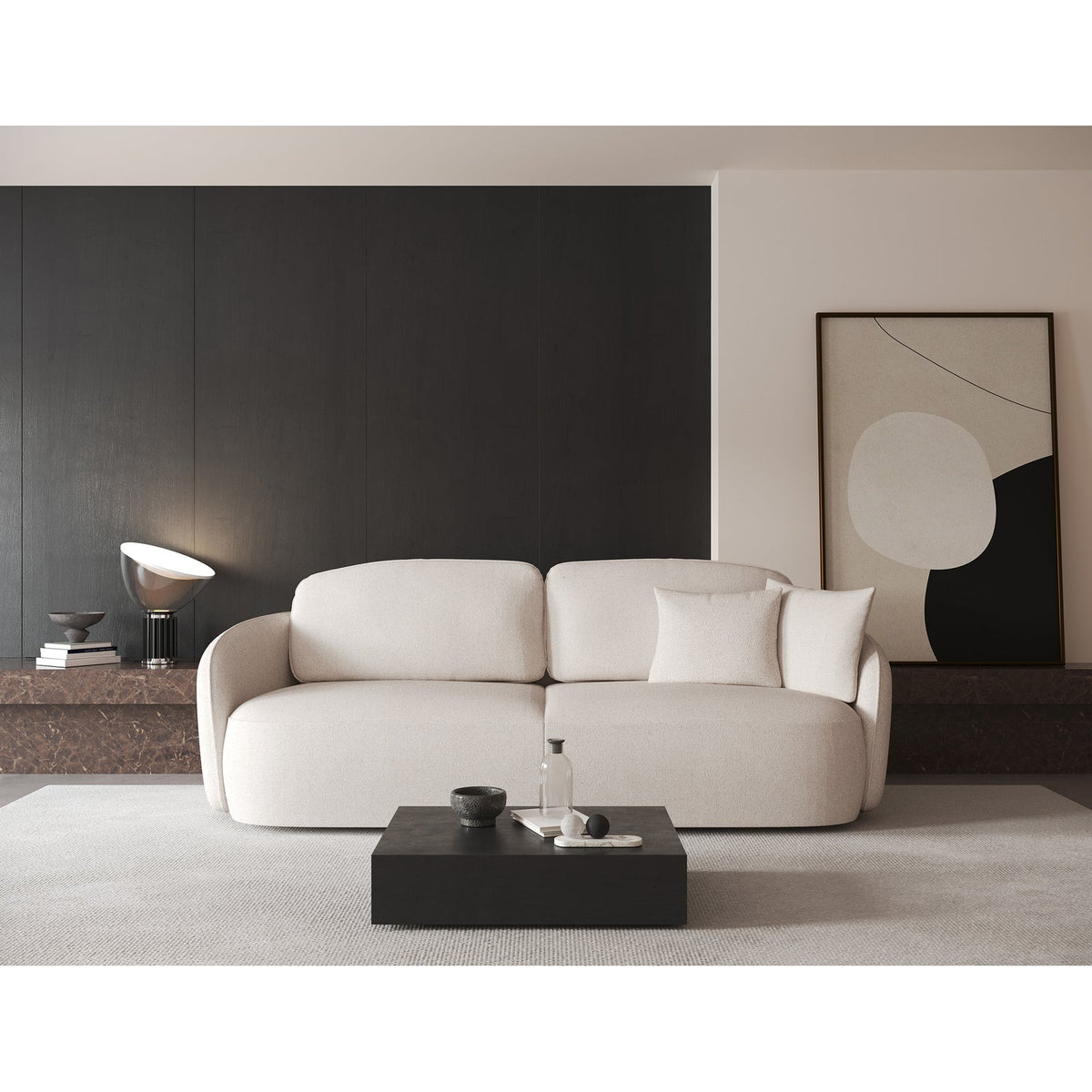Sofa-lova EAMON realioje aplinkoje, šenilas
