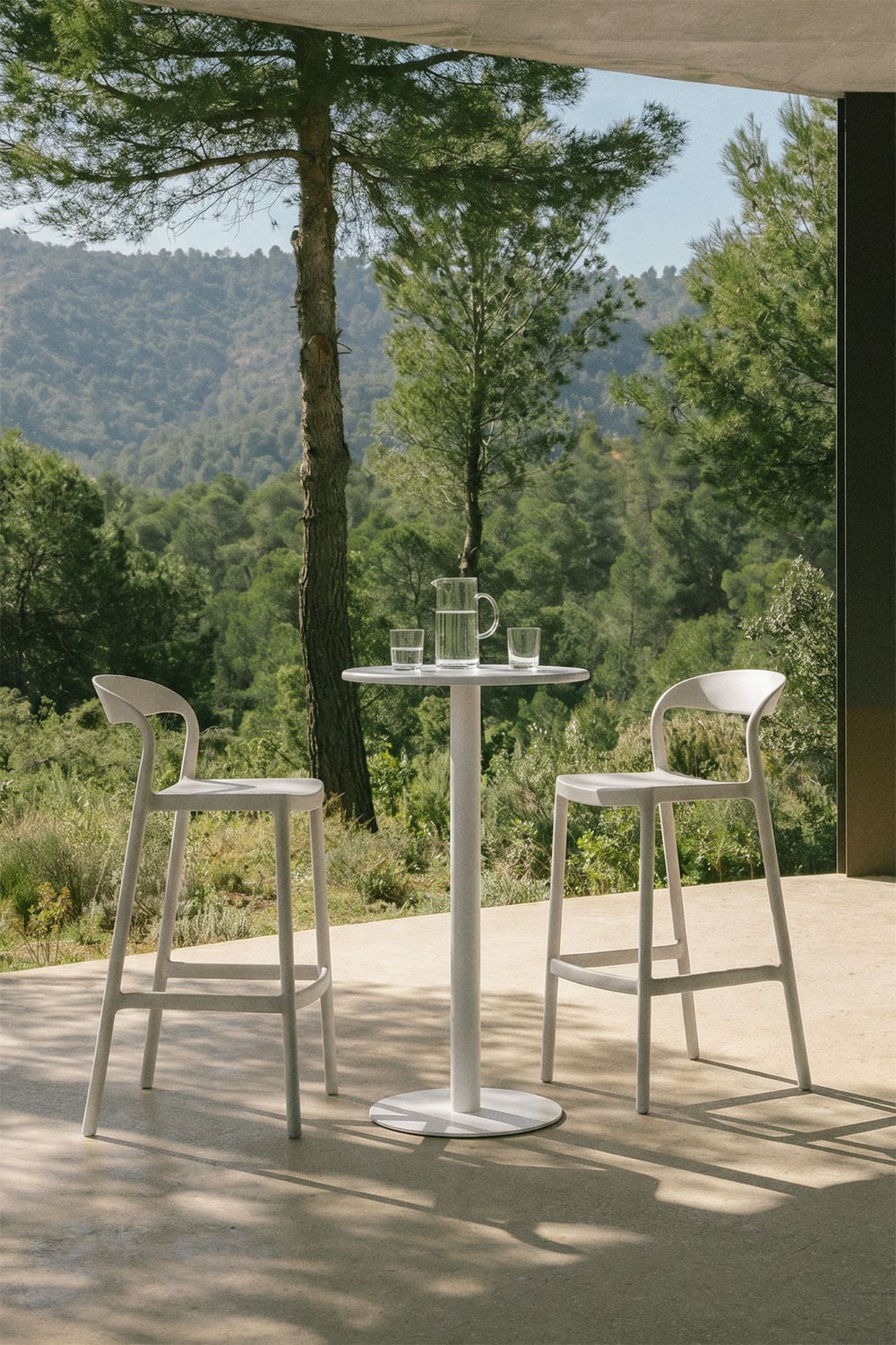 Lauko baro kėdė TERRA, terakota, 75 cm