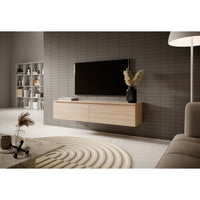 TV staliukas SENEY, ąžuolo, 140 cm