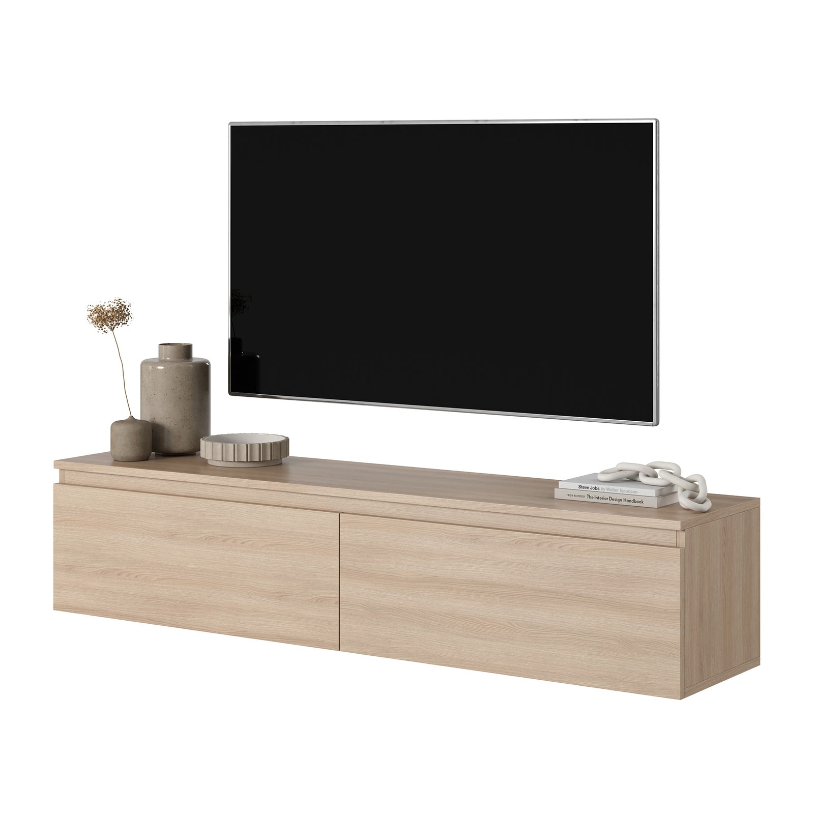 TV staliukas SENEY, ąžuolo, 140 cm