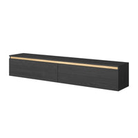 TV staliukas SENEY, juodas, 175 cm