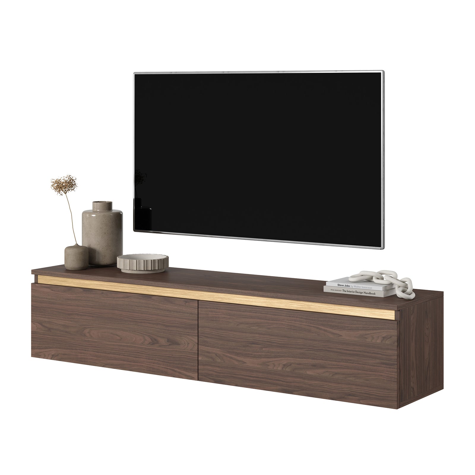 TV staliukas SENEY, riešuto, 140 cm