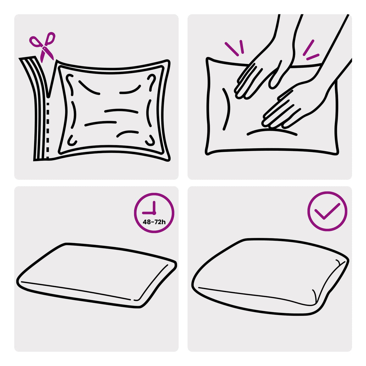Saulės gultų pagalvė GEMERT 100% poliesteris Juoda
