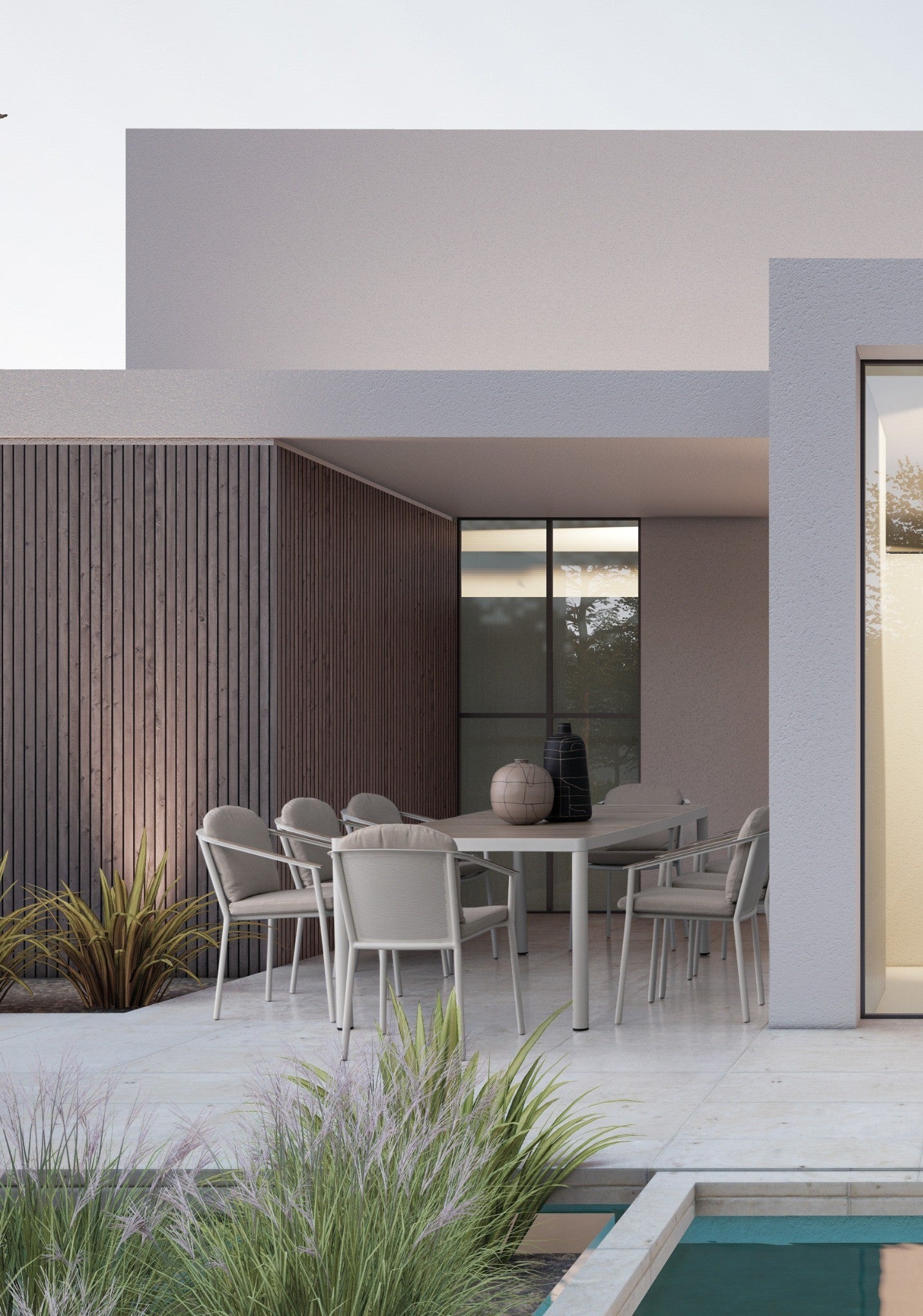 Lauko valgomojo komplektas ULISES VAPOR