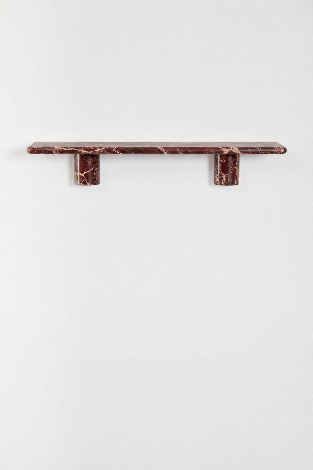 Sieninė lentyna EVITA, raudonas marmuras, 60 cm