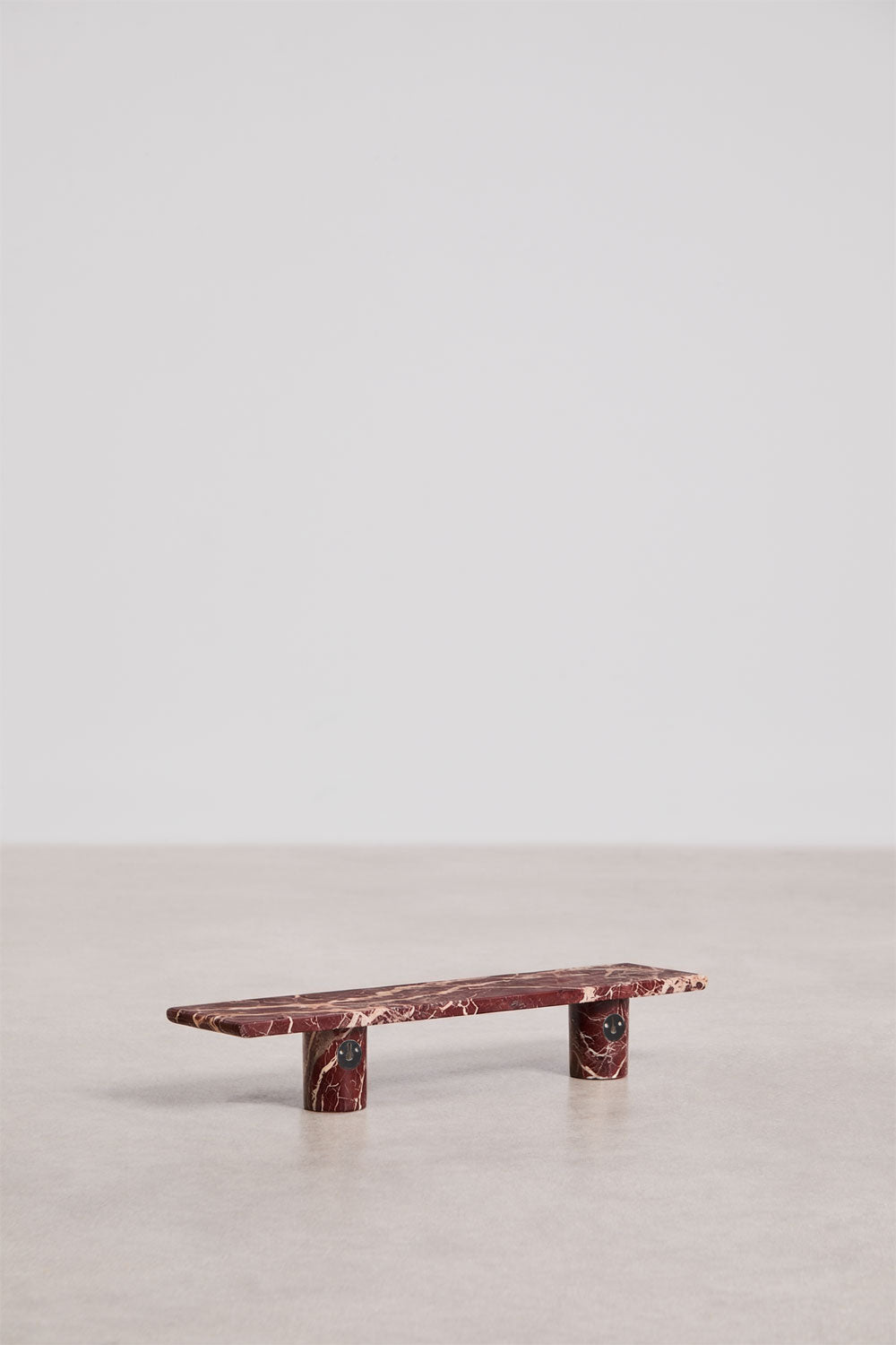Sieninė lentyna EVITA, raudonas marmuras, 60 cm