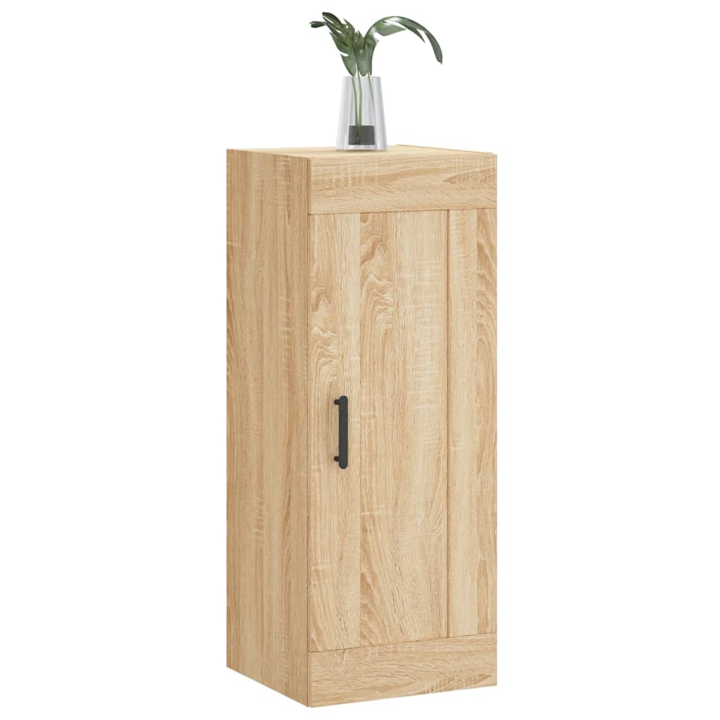 Sieninė spintelė, ąžuolo, 34,5x34x90cm, apdirbta mediena - Namų Idėja
