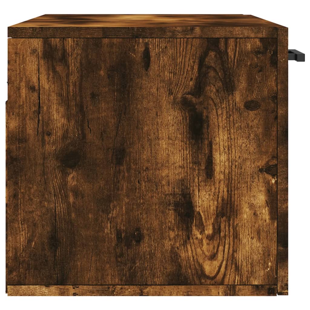 Sieninė spintelė, dūminio ąžuolo, 80x36,5x35cm, mediena - Namų Idėja
